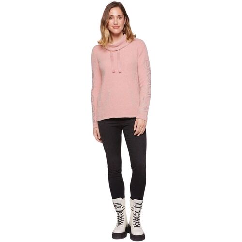 Soccx Pullover Strickpullover R-Neck Rosa