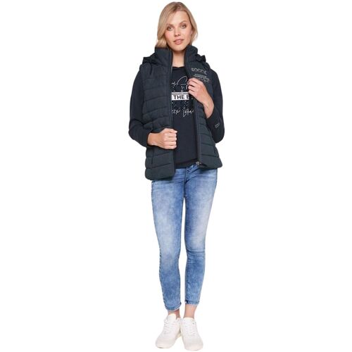 Soccx Weste Steppweste Blau