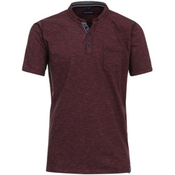 Kleidung Herren Hemden Casa Moda T-Shirt Henley-Shirt Rot