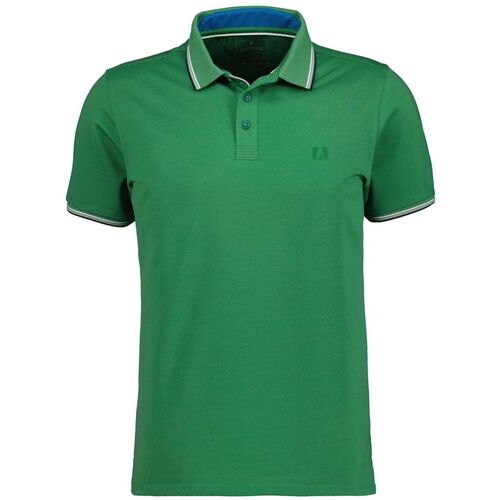 Kleidung Herren T-Shirts & Poloshirts Ragman Poloshirt Kurzarmshirt mit Polokragen Grün