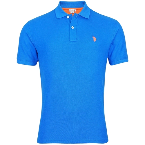 Kleidung Herren T-Shirts & Poloshirts U.S Polo Assn. Shortsleeve Basic Poloshirt Blau