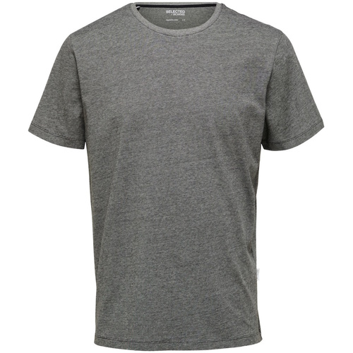 Kleidung Herren T-Shirts Selected T-Shirt Aspen Kurzarmshirt Grau