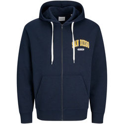 Kleidung Herren Jacken Jack & Jones Jacke BRADLEY VARSITY Kapuzensweatjacke Blau