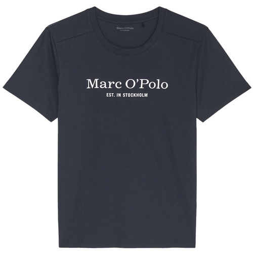 Kleidung Herren T-Shirts Marc O'Polo T-Shirt Kurzarmshirt 2er- Pack Blau