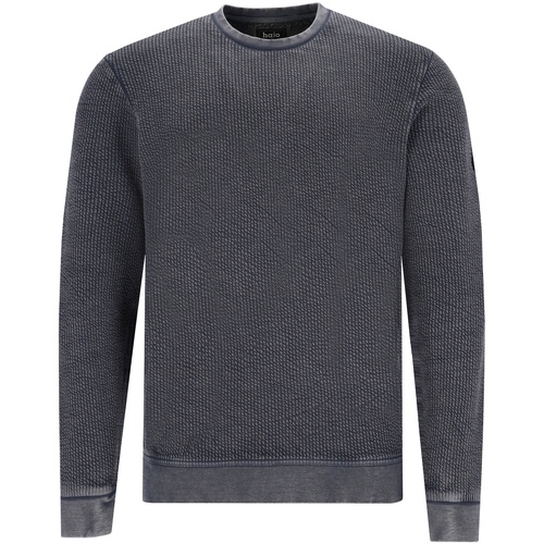 Kleidung Herren Sweatshirts Hajo Sweatshirt Langarmshirt Schwarz