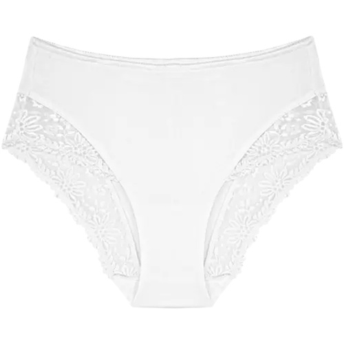 Unterwäsche Damen Slips Triumph Unterhose LADYFORM SOFT MAXI Damen-Slip Weiss