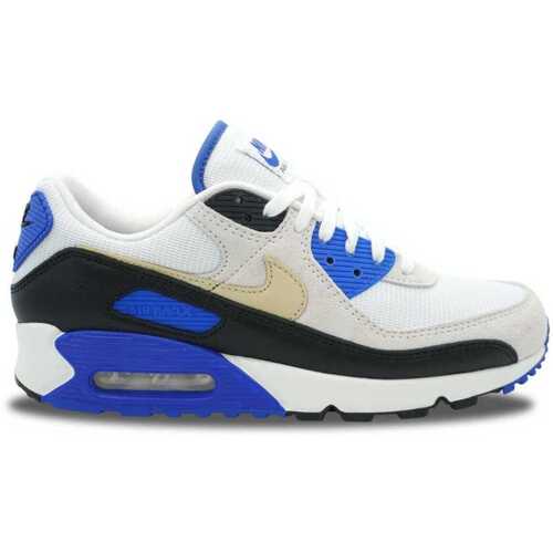 Schuhe Herren Sneaker Low Nike Air Max 90 Premium Racer Blue Weiss