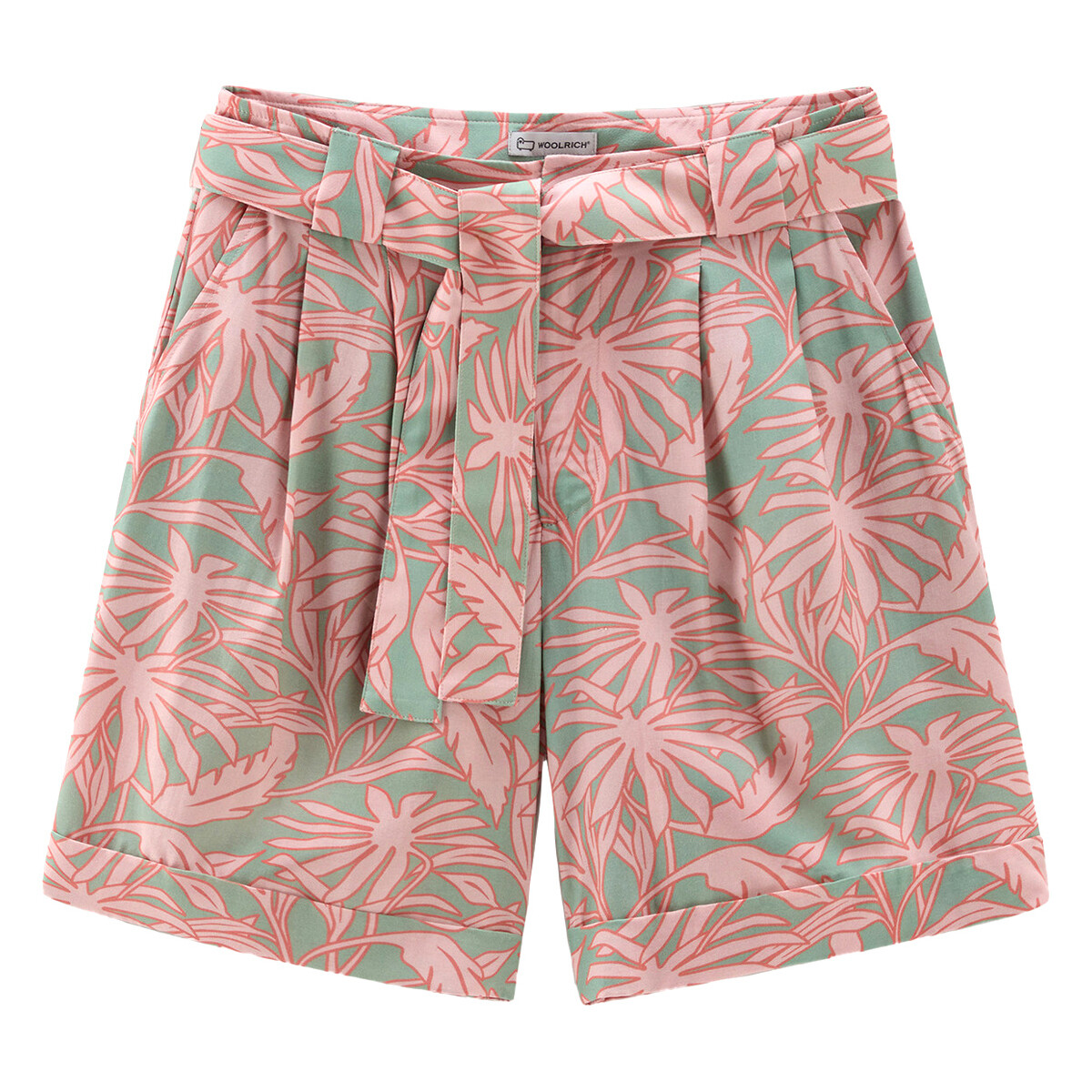 Kleidung Damen Hosen Woolrich PRINTED FLUID SHORT Rosa