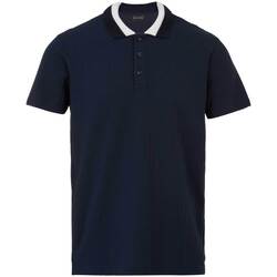 Kleidung Herren T-Shirts & Poloshirts Emporio Armani Lounge Waffle Polo Shirt Armani Blue Blau