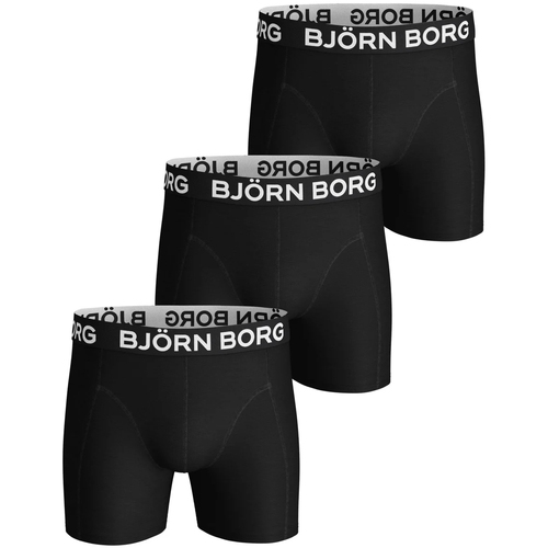 Unterwäsche Herren Boxer Björn Borg 3-Pack Boxers Schwarz