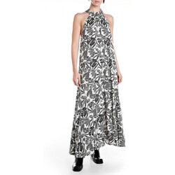 Kleidung Damen Maxikleider Replay Bedrucktes A-Linien-Kleid Multicolor