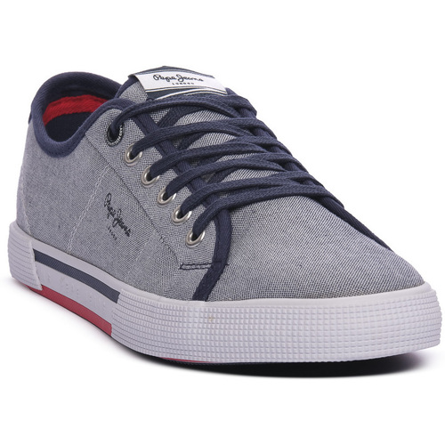 Schuhe Herren Sneaker Pepe jeans BRADY MAN Blau