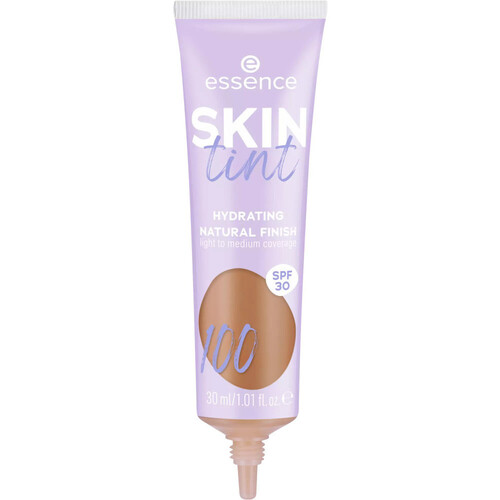 Beauty Damen Make-up & Foundation  Essence Skin Tint Foundation - 100 Braun