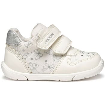 Schuhe Mädchen Sneaker Geox Baskets bébé fille  Zapito A Weiss