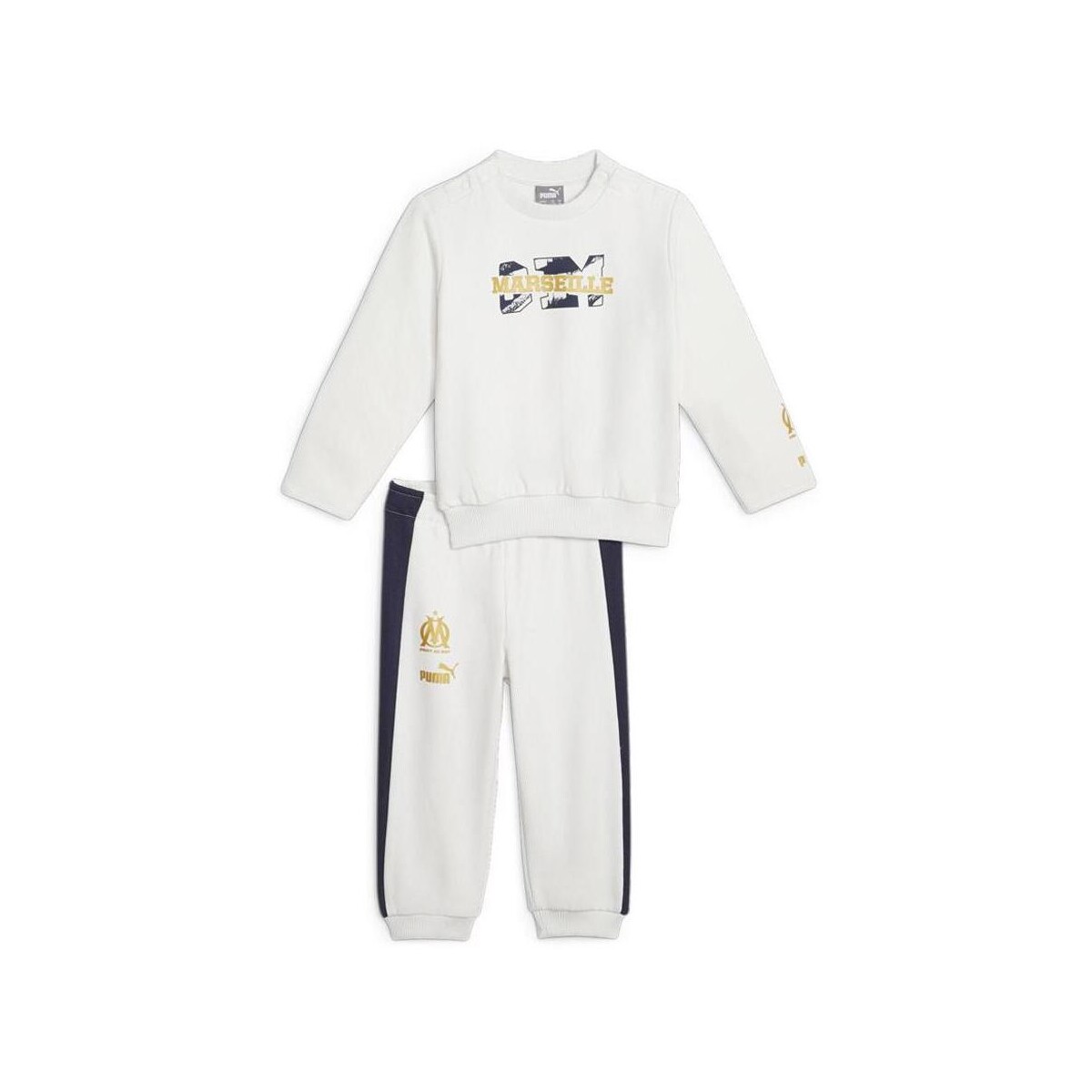 Kleidung Jungen Jogginganzüge Puma 771962-12 Weiss