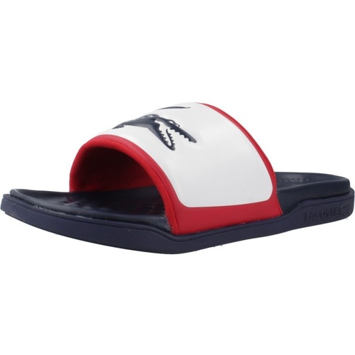 Schuhe Herren Zehensandalen Lacoste SERVE SLIDE DUAL Blau