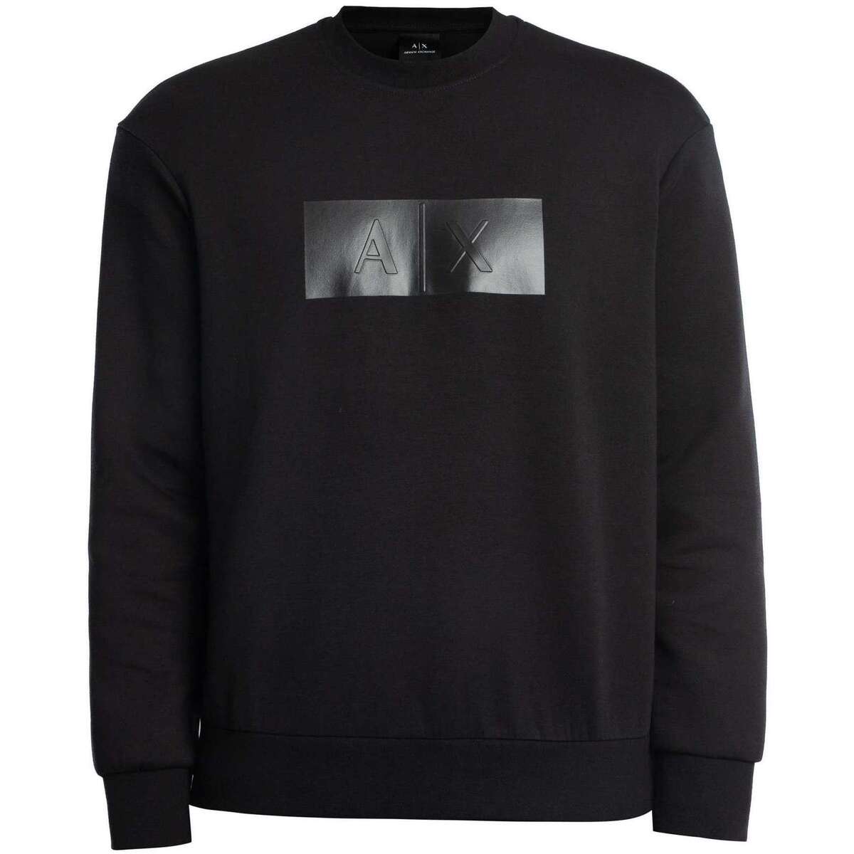 Kleidung Herren Sweatshirts EAX Sweatshirt mit Box-Logo-Grafik Schwarz
