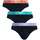 Unterwäsche Herren Slips Emporio Armani 3 Pack Briefs Schwarz