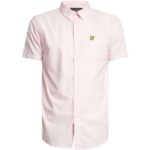 Kleidung Herren Kurzärmelige Hemden Lyle & Scott Kurzärmliges Oxford-Hemd Rosa