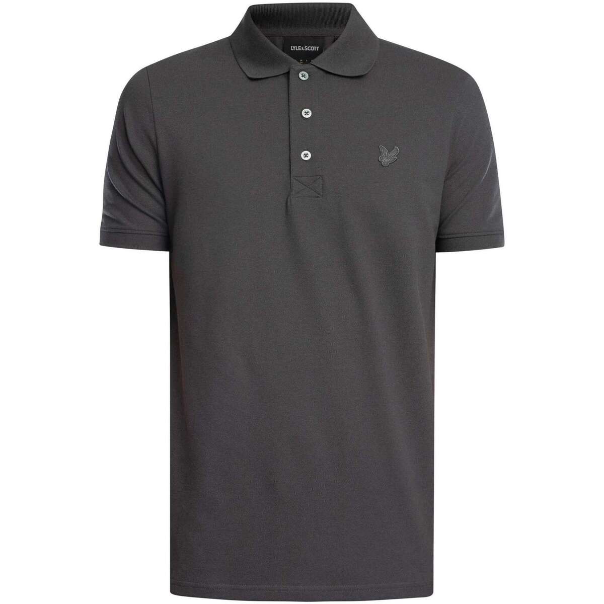 Kleidung Herren Polohemden Lyle & Scott Superfeines Poloshirt Grau