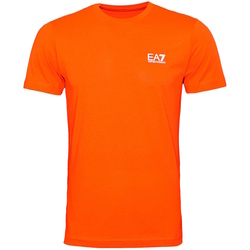 Kleidung Herren T-Shirts Ea7 Emporio Armani Shirt T-SHIRT mit Rundhals-Ausschnitt Rot