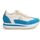 Schuhe Damen Sneaker Low No Name FLEX M JOGGER W - SUEDE/SDE/KNIT - BLEU/BEIGE/BLANC CASSE Blau
