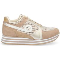 Schuhe Damen Sneaker Low No Name PARKO JOGGER W - GRASS/SDE/NACRE - NOISETTE/NUDE/GOLD Braun