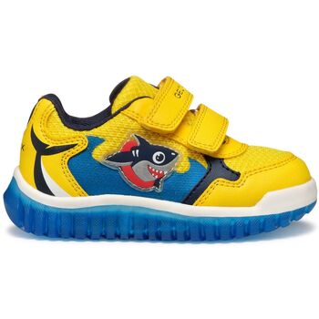 Schuhe Jungen Sneaker Geox Baskets bébé garçon  Lightyloo A Gelb