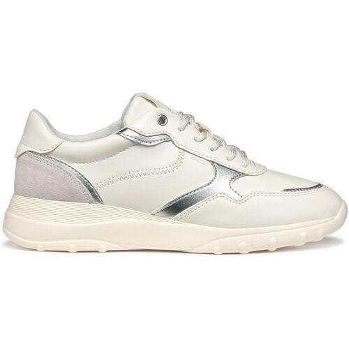 Schuhe Damen Sneaker Geox Baskets femme  Alleniee A Weiss