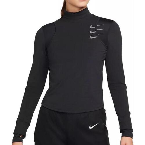 Kleidung Damen T-Shirts & Poloshirts Nike FB7807-010 Schwarz