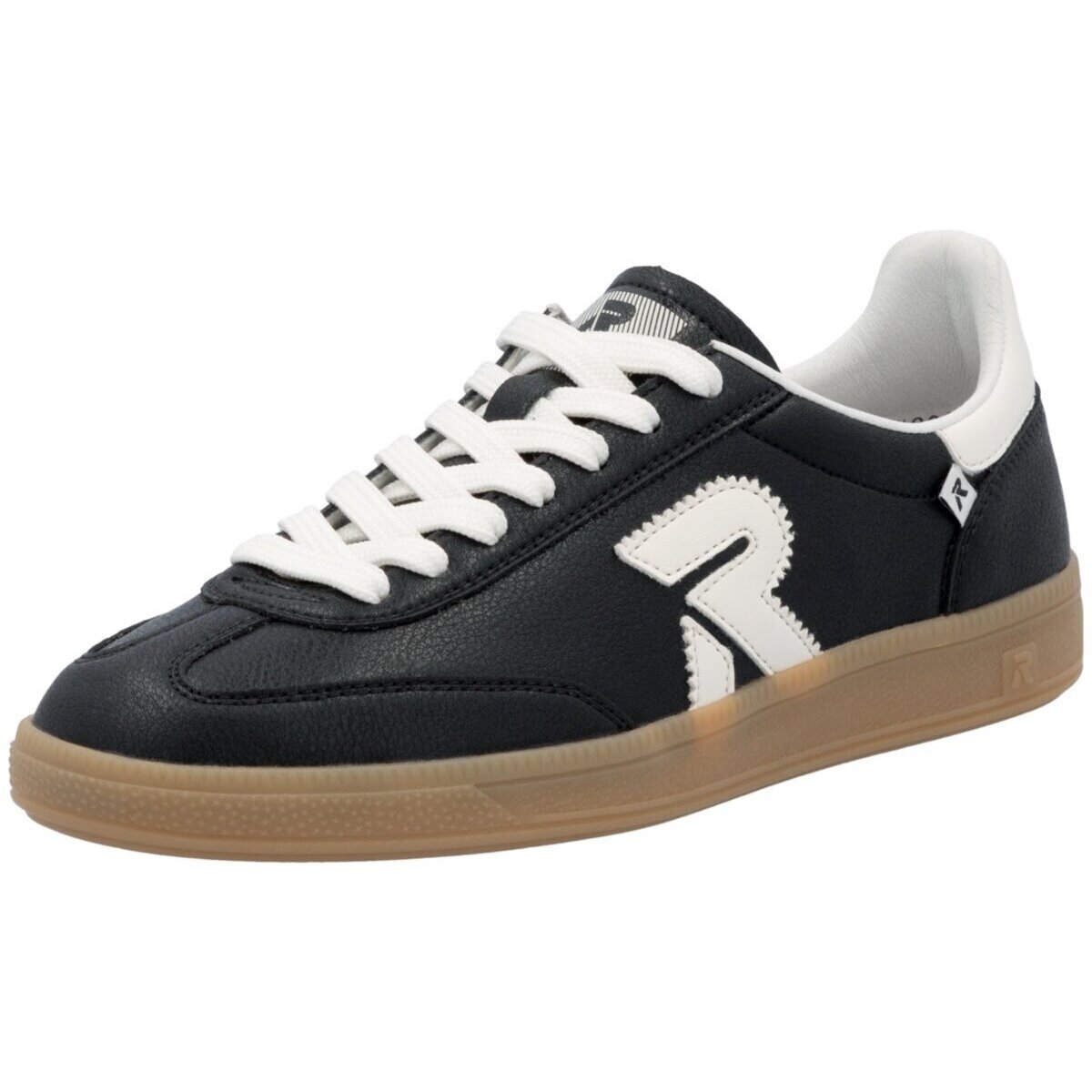 Schuhe Damen Sneaker Rieker FSK Halbschuhe W2200-00 Schwarz