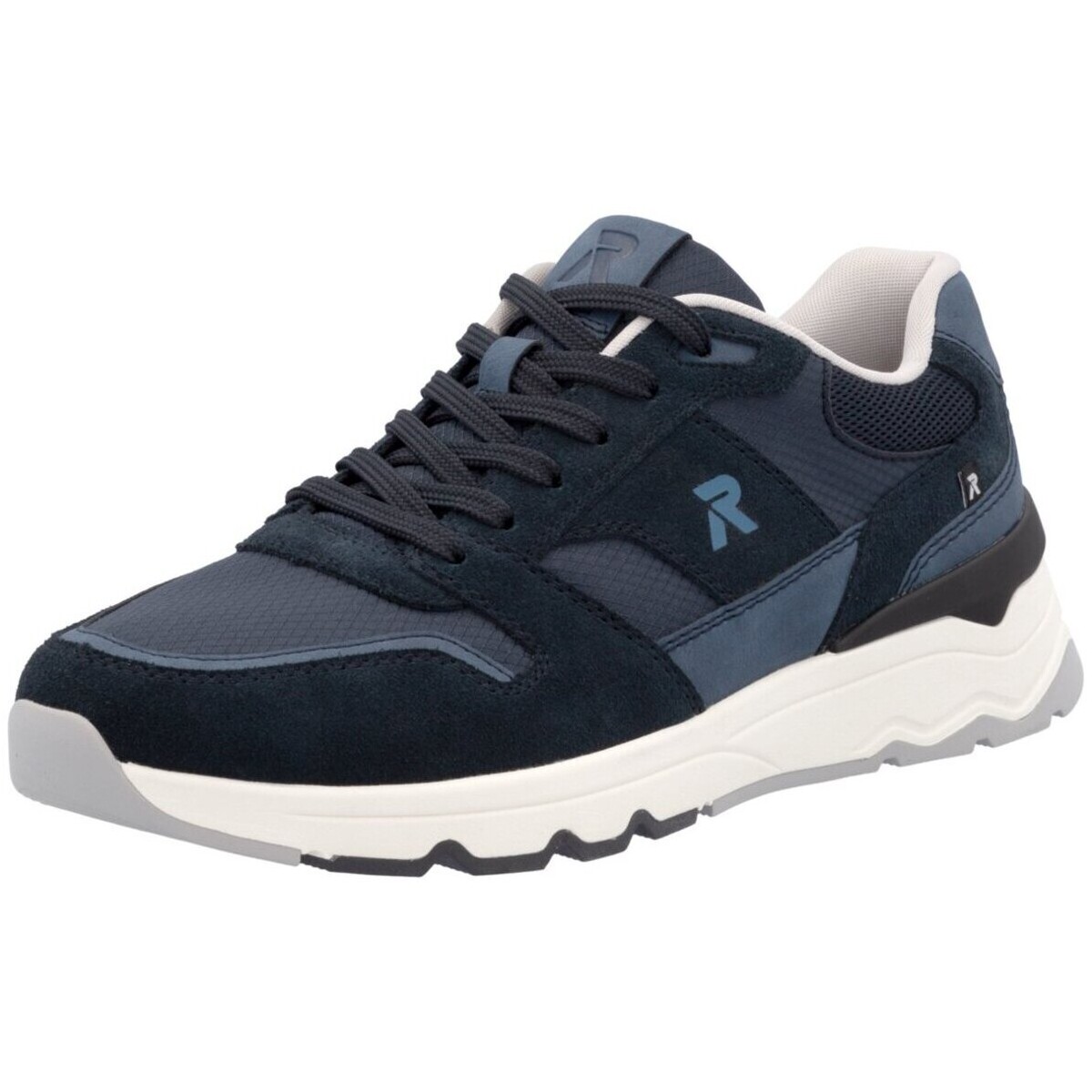 Schuhe Herren Derby-Schuhe & Richelieu Rieker Schnuerschuhe FSK Halbschuhe U0905-14 Blau