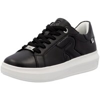 Schuhe Damen Sneaker Rieker W120401 W12 W1204-01 Schwarz