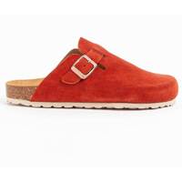 Schuhe Damen Pantoffel Purapiel 102526 Orange