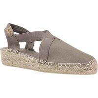 Schuhe Damen Leinen-Pantoletten mit gefloch Toni Pons Verona Braun