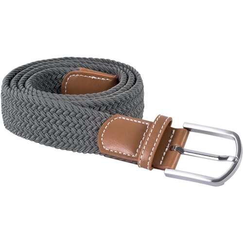 Accessoires Jungen Gürtel K-Up Ceinture  Tressée Élastiquée Grau