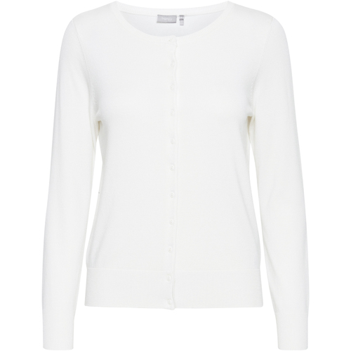 Kleidung Damen Strickjacken Fransa Cardigan femme  Zubasic 60 Weiss