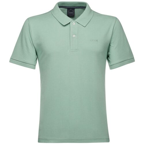 Kleidung Herren Polohemden Geox Polo piquet 1 Grün