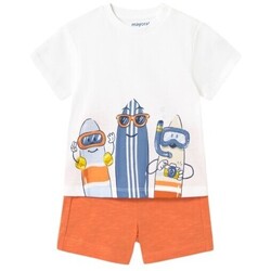 Kleidung Kinder Kleider & Outfits Mayoral 1656 Conjunto dos piezas surf Naranja Orange