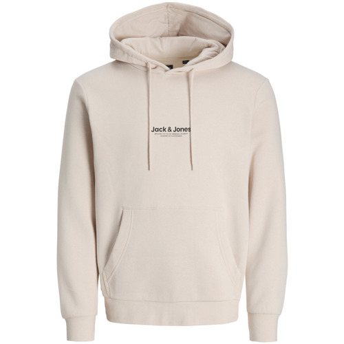 Kleidung Herren Pullover Jack & Jones Vesterbro Sweat Hood Beige