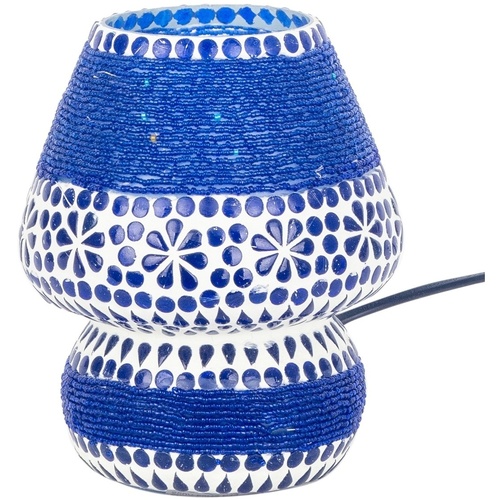 Home Tischlampen Signes Grimalt Mosaik-Tischlampe Blau