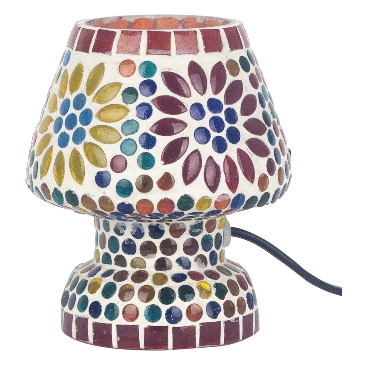 Home Tischlampen Signes Grimalt Mosaik-Tischlampe Multicolor