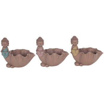 Home Statuetten und Figuren Signes Grimalt Buddha Portavela 3U. Braun