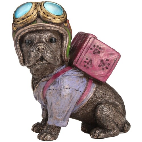 Home Statuetten und Figuren Signes Grimalt Lieferung Von Bulldoggen-Hundefutter Rosa