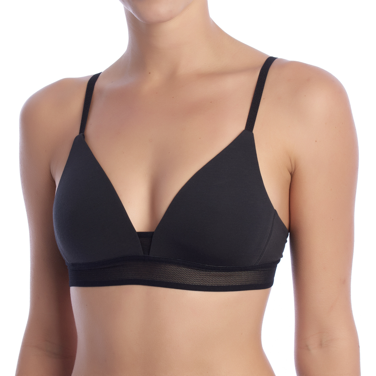 Unterwäsche Damen Sport-BH Sloggi  10194084-0004 Schwarz