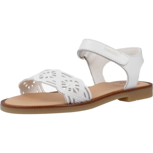 Schuhe Mädchen Sandalen / Sandaletten Pablosky 437900P Weiss