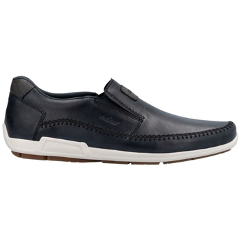 Schuhe Herren Slipper Rieker 09053 Blau