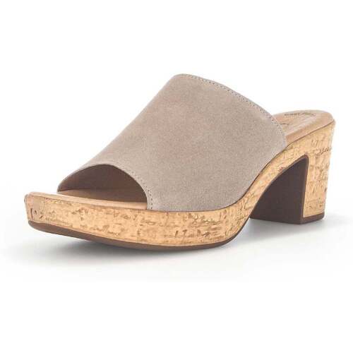 Schuhe Damen Pantoletten Gabor 24.760.12 Grau
