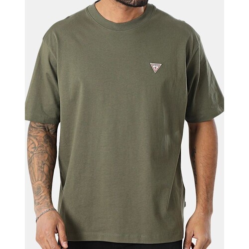 Kleidung Herren T-Shirts Guess M4YI46 K8FQ4 Grün