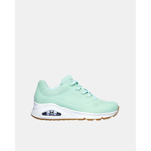 Schuhe Damen Sneaker Skechers 73690 UNO STAND ON AIR Grün
